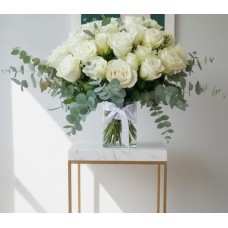 İthal Beyaz Gül Aranjman