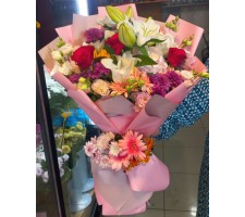 Gül ve Lilyum Buketi